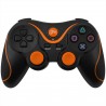 Mando inalámbrico Double Shock para Ps3 naranja y negro